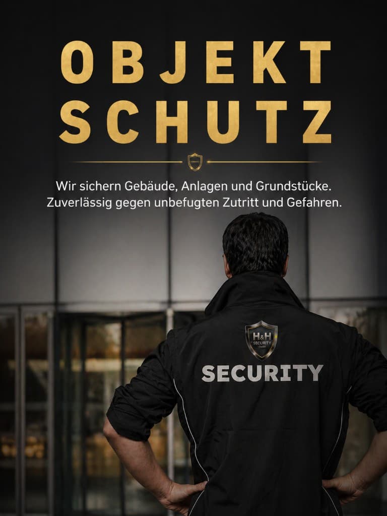 Leistung: Objektschutz — Gebäude, Anlagen und Grundstücke sichern