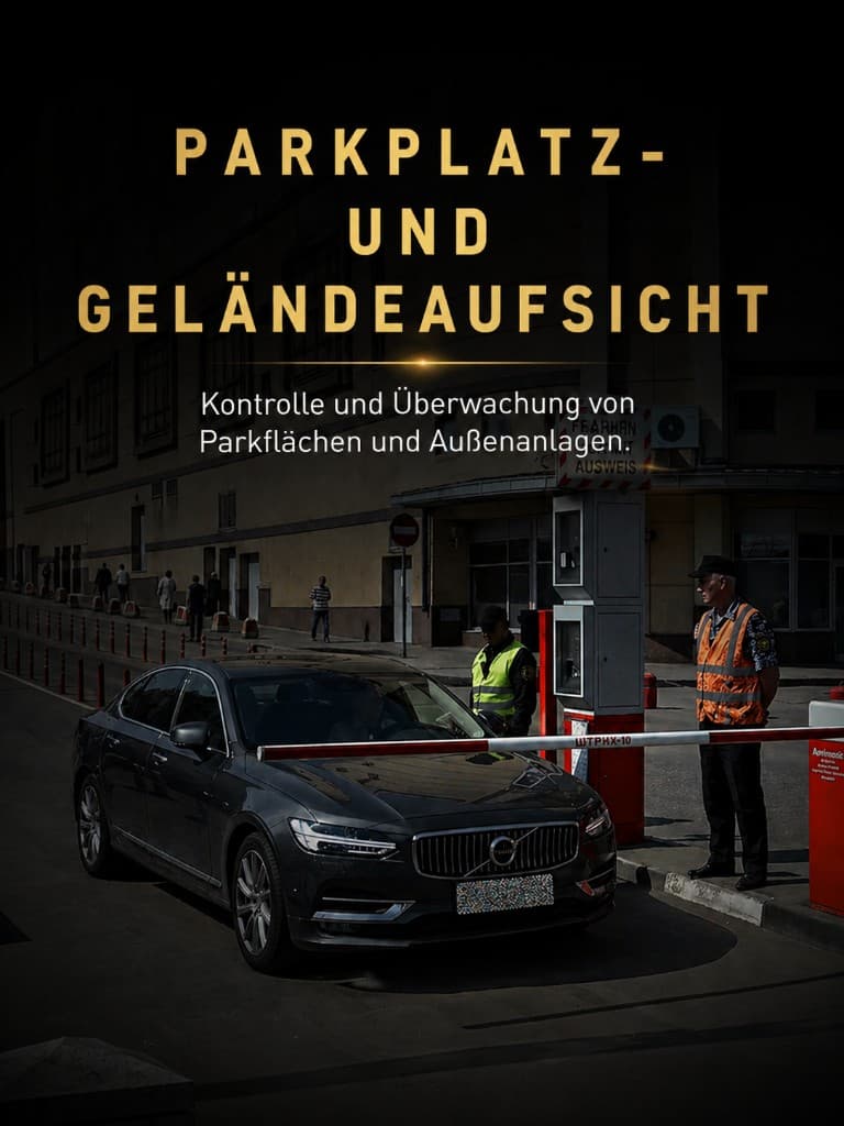 Leistung: Parkplatz- und Geländeaufsicht